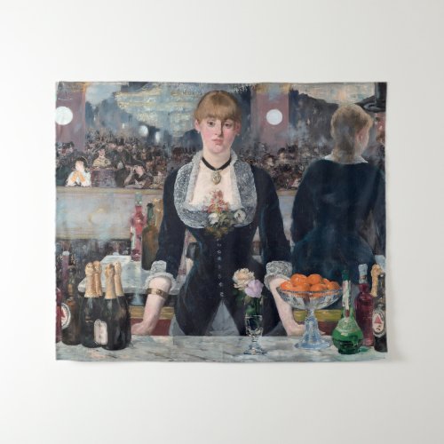 Edouard Manet _ A Bar at the Folies_Bergere Tapestry