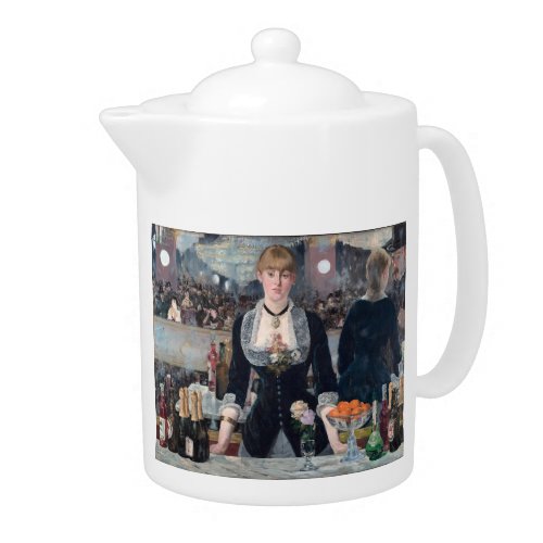 Edouard Manet _ A Bar at the Folies_Bergere Teapot