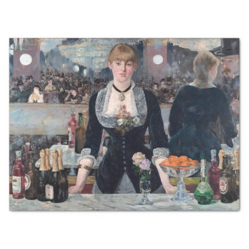 Edouard Manet _ A Bar at the Folies_Bergere Tissue Paper