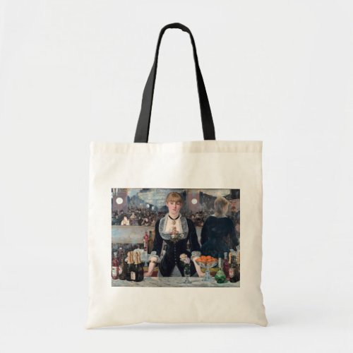 Edouard Manet _ A Bar at the Folies_Bergere Tote Bag