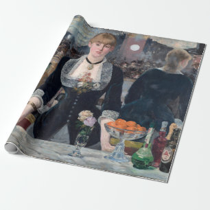 Edouard Manet - A Bar at the Folies-Bergere Wrapping Paper