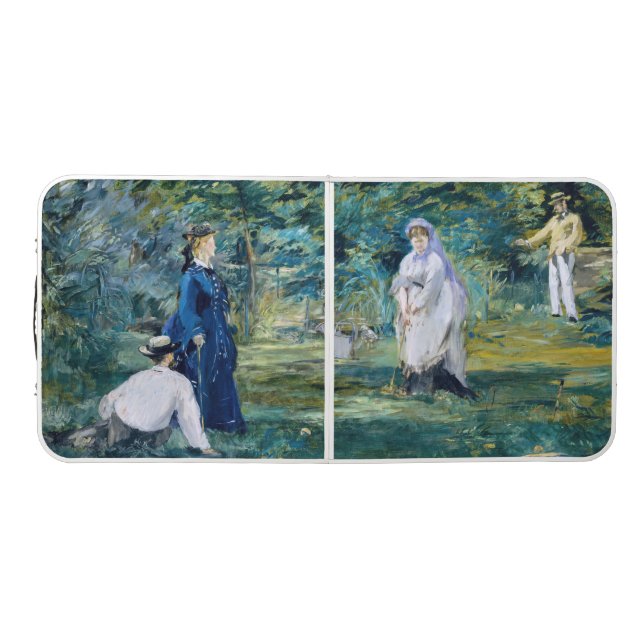 Edouard Manet - A Game of Croquet Beer Pong Table (Top)