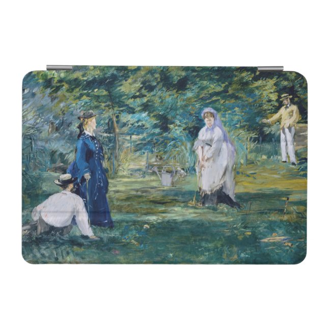Edouard Manet - A Game of Croquet iPad Mini Cover (Horizontal)