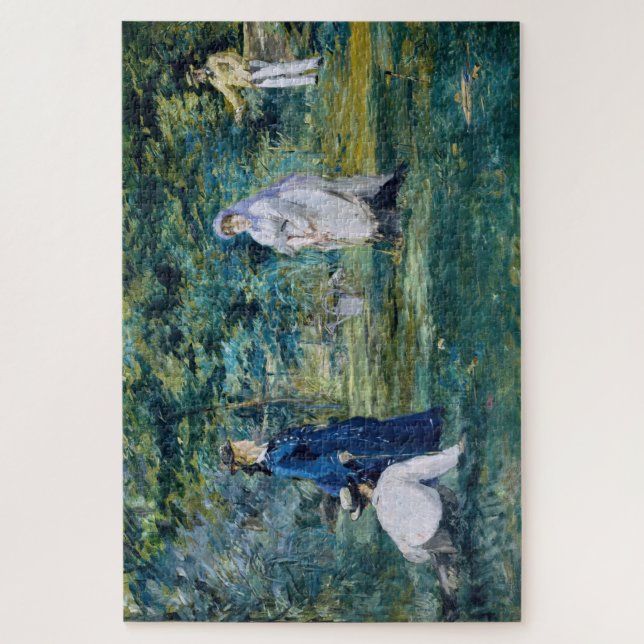 Edouard Manet - A Game of Croquet Jigsaw Puzzle (Vertical)