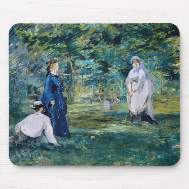 Edouard Manet - A Game of Croquet Mouse Pad (Front)