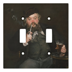 Edouard Manet - A Good Glass of Beer / Le bon bock Light Switch Cover