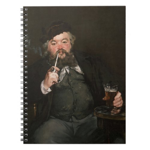 Edouard Manet _ A Good Glass of Beer  Le bon bock Notebook