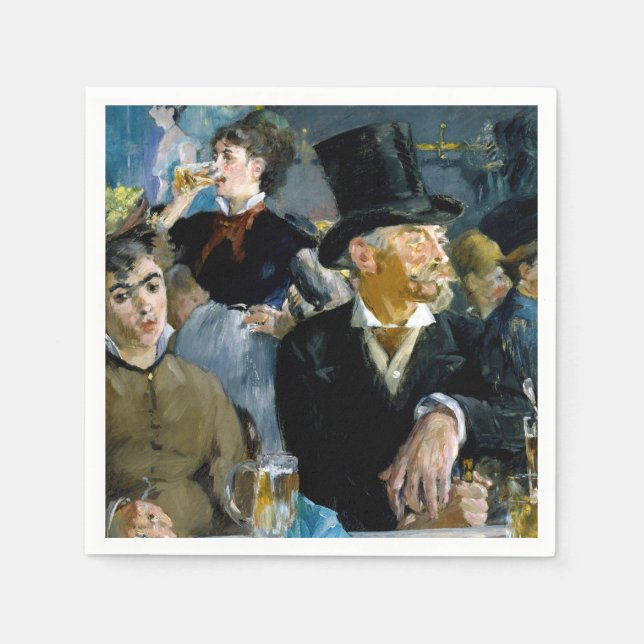 Edouard Manet - At the Cafe Napkins (Front)
