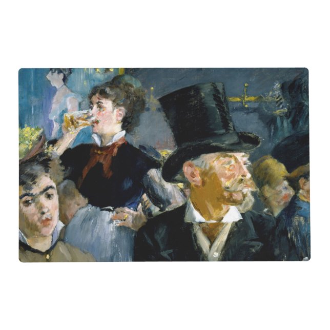 Edouard Manet - At the Cafe Placemat (Front)