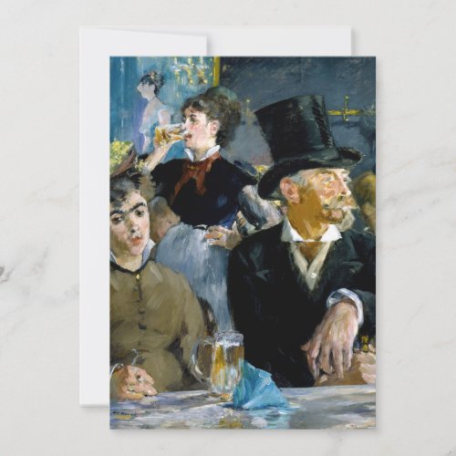 Edouard Manet _ At the Cafe Thank You Card