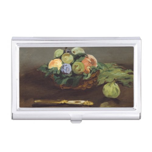 Edouard Manet _ Basket of Fruits Business Card Case