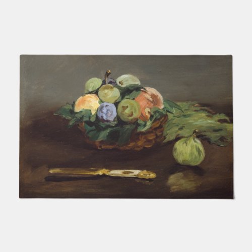 Edouard Manet _ Basket of Fruits Doormat
