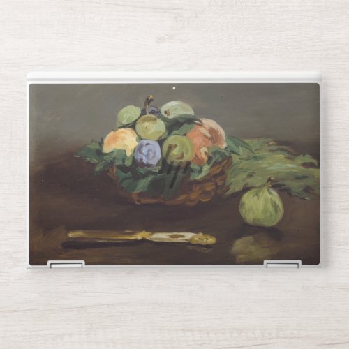 Edouard Manet _ Basket of Fruits HP Laptop Skin
