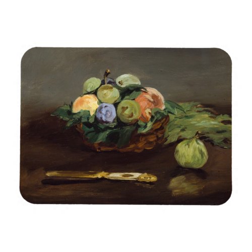 Edouard Manet _ Basket of Fruits Magnet