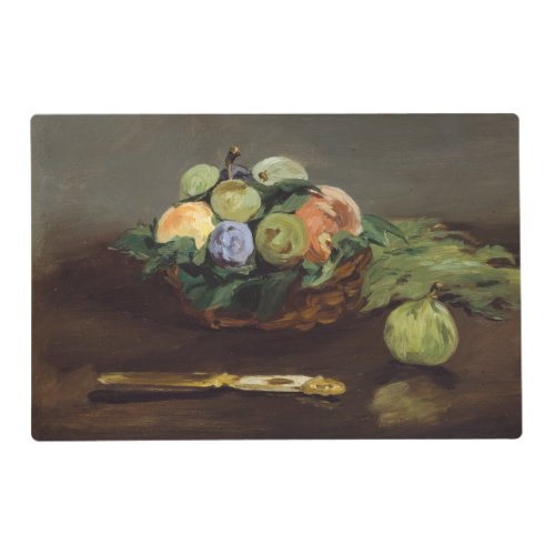 Edouard Manet _ Basket of Fruits Placemat