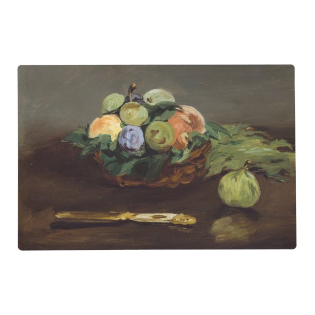 Edouard Manet - Basket of Fruits Placemat (Front)