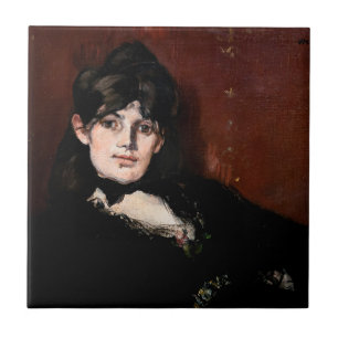 Edouard Manet - Berthe Morisot Reclining Ceramic Tile