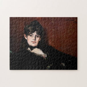Edouard Manet - Berthe Morisot Reclining Jigsaw Puzzle