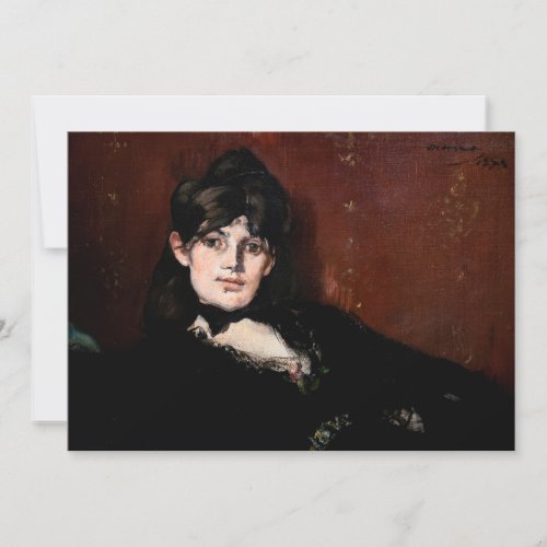 Edouard Manet _ Berthe Morisot Reclining Thank You Card