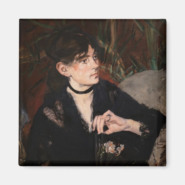 Edouard Manet - Berthe Morisot with a Fan 1874 Magnet (Front)