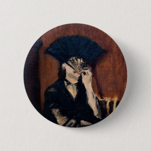 Edouard Manet - Berthe Morisot with a Fan Button