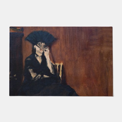 Edouard Manet _ Berthe Morisot with a Fan Doormat