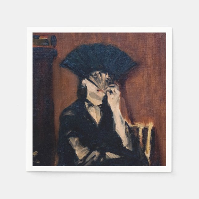 Edouard Manet - Berthe Morisot with a Fan Napkins (Front)