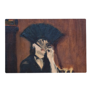Edouard Manet - Berthe Morisot with a Fan Placemat