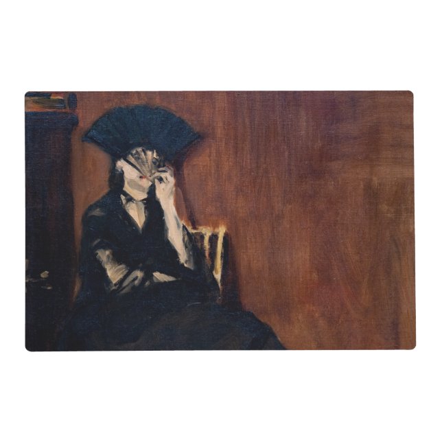 Edouard Manet - Berthe Morisot with a Fan Placemat (Front)