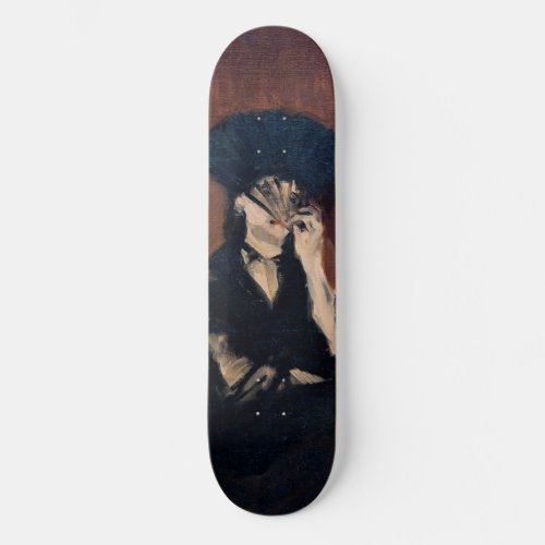 Edouard Manet _ Berthe Morisot with a Fan Skateboard