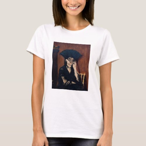 Edouard Manet _ Berthe Morisot with a Fan T_Shirt