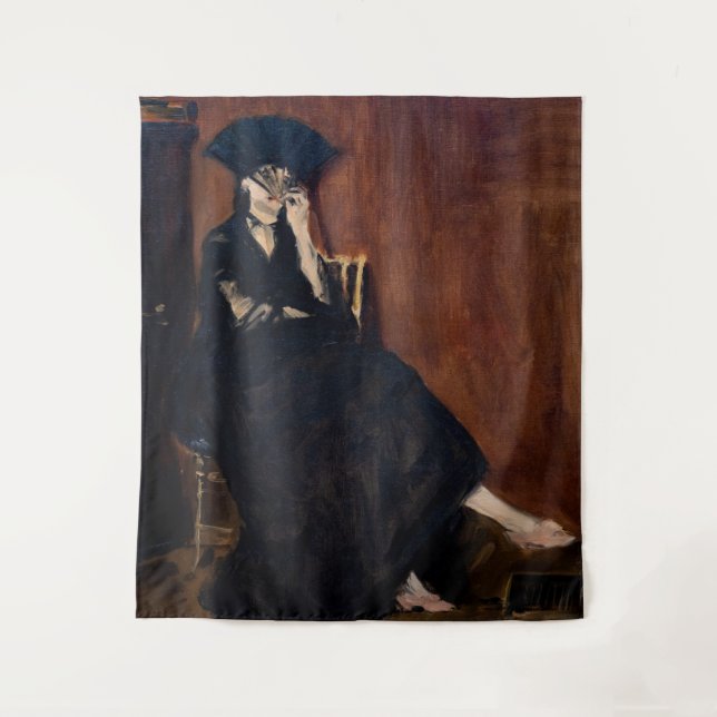 Edouard Manet - Berthe Morisot with a Fan Tapestry (Front)
