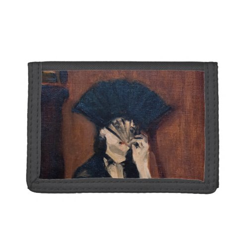 Edouard Manet _ Berthe Morisot with a Fan Trifold Wallet