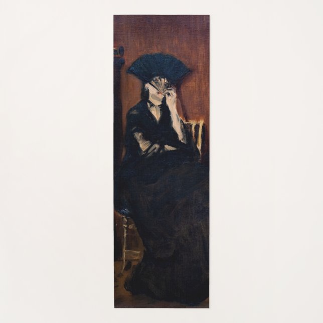 Edouard Manet - Berthe Morisot with a Fan Yoga Mat (Front)