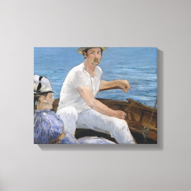 Edouard Manet - Boating Canvas Print (Front)