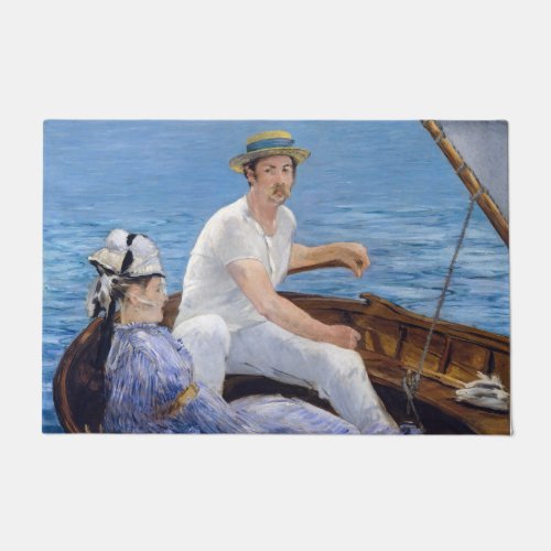 Edouard Manet _ Boating Doormat