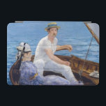 Edouard Manet - Boating iPad Mini Cover<br><div class="desc">Boating / En bateau - Edouard Manet in 1874</div>