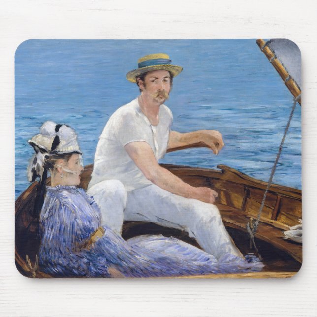 Edouard Manet - Boating Mouse Pad (Front)