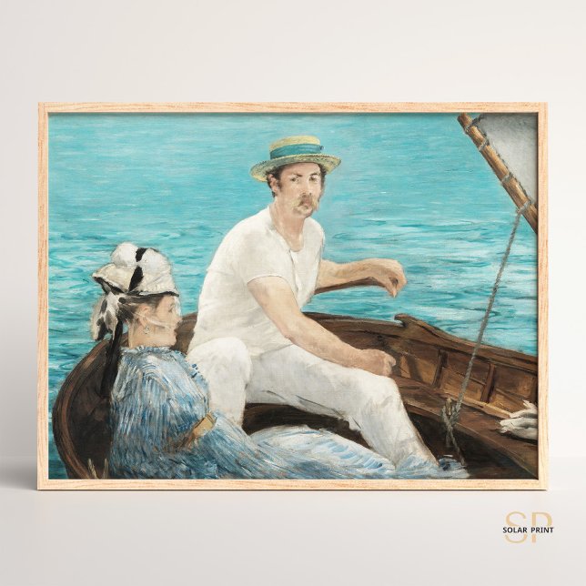 Edouard Manet Boating Painting Art Print (Creator Uploaded)