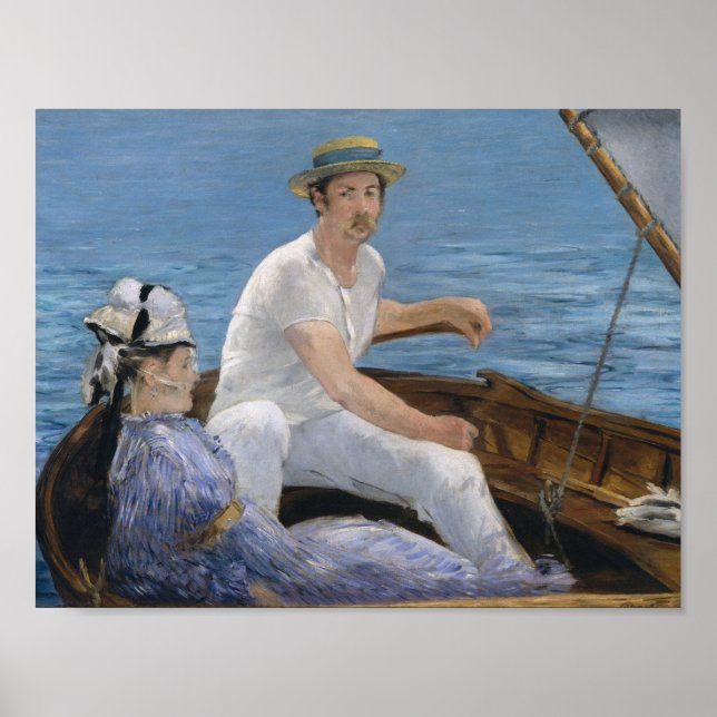 Edouard Manet - Boating Poster (Front)