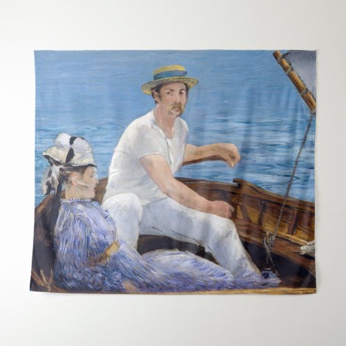 Edouard Manet _ Boating Tapestry