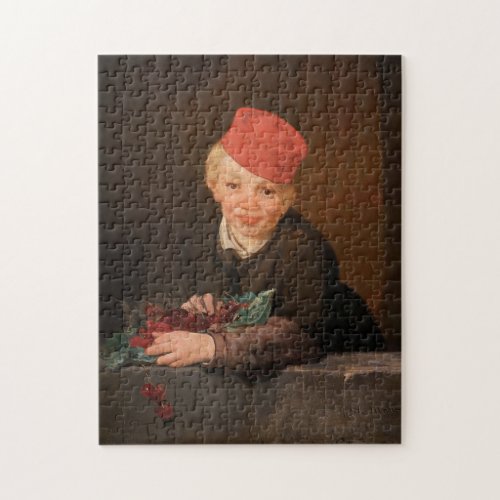 Edouard Manet _ Boy with Cherries Jigsaw Puzzle