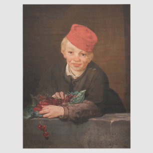 Edouard Manet - Boy with Cherries Tissue Paper