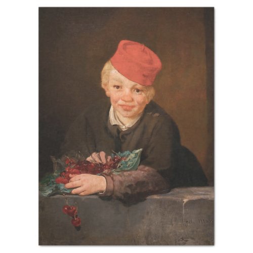 Edouard Manet _ Boy with Cherries Tissue Paper