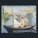 Edouard Manet Calendar Impressionists<br><div class="desc">Edouard Manet. Calendar Reproduction of famous works of art images in the public domain.</div>