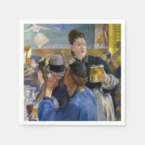 Edouard Manet _ Corner of a Cafe_Concert Napkins
