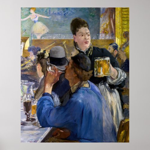Edouard Manet _ Corner of a Cafe_Concert Poster