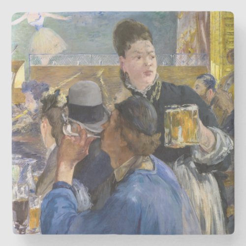Edouard Manet _ Corner of a Cafe_Concert Stone Coaster