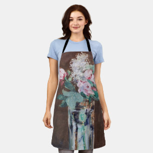 Edouard Manet - Flowers in a Crystal Vase Apron