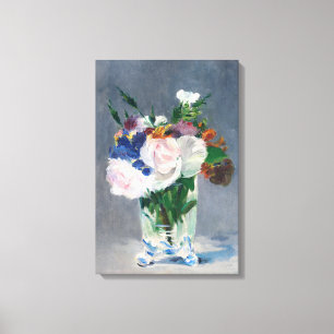 Edouard Manet - Flowers in a Crystal Vase Canvas Print